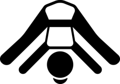 Downward Facing Position Contour Svg Vector, Free Vectors File